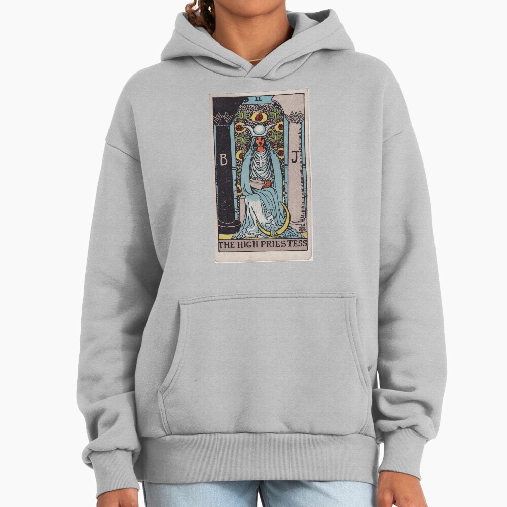 The High Priestess Mystic Tarot Design Hoodie