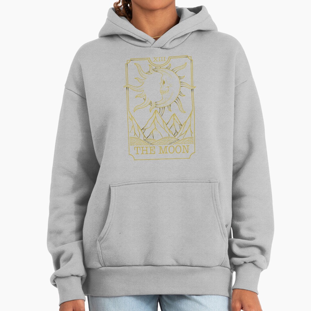 The Moon Tarot Mystic Design Hoodie - Image 4