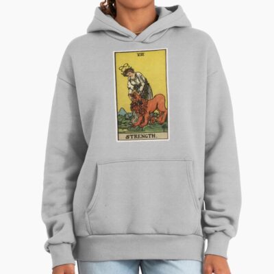 Strength Viii Tarot Arcana Design Hoodie