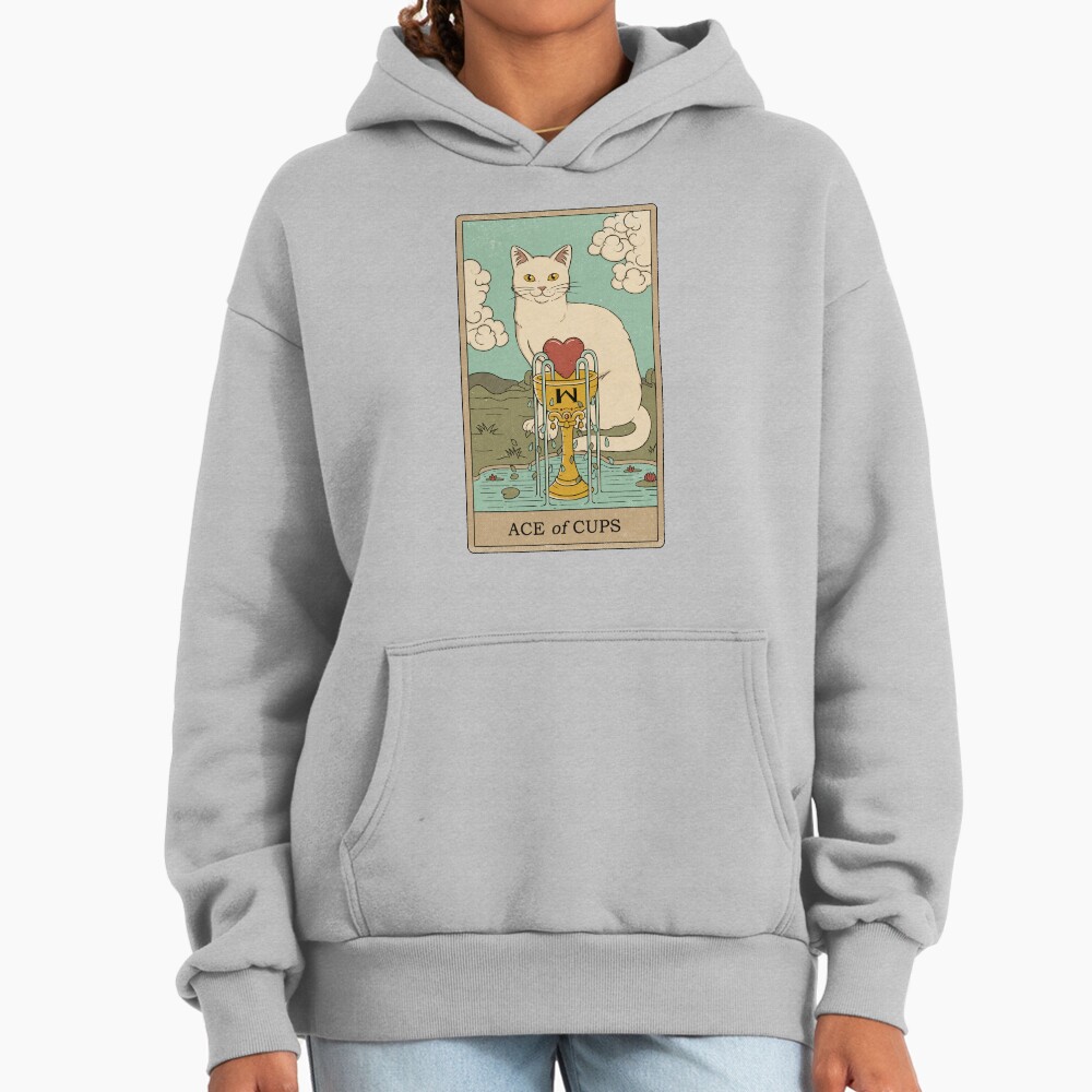Ace Of Cups Tarot Design Hoodie - Image 4
