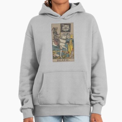Death Tarot Mystic Arcana Design Hoodie