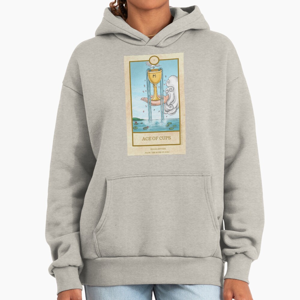 Ace Of Cups Malka Spitzer Design Hoodie - Image 4