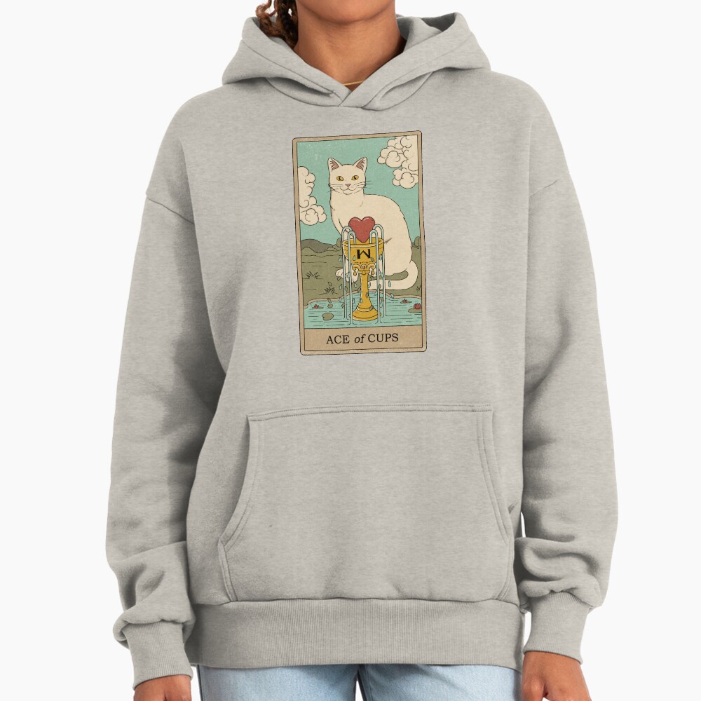 Ace Of Cups Tarot Design Hoodie - Image 3