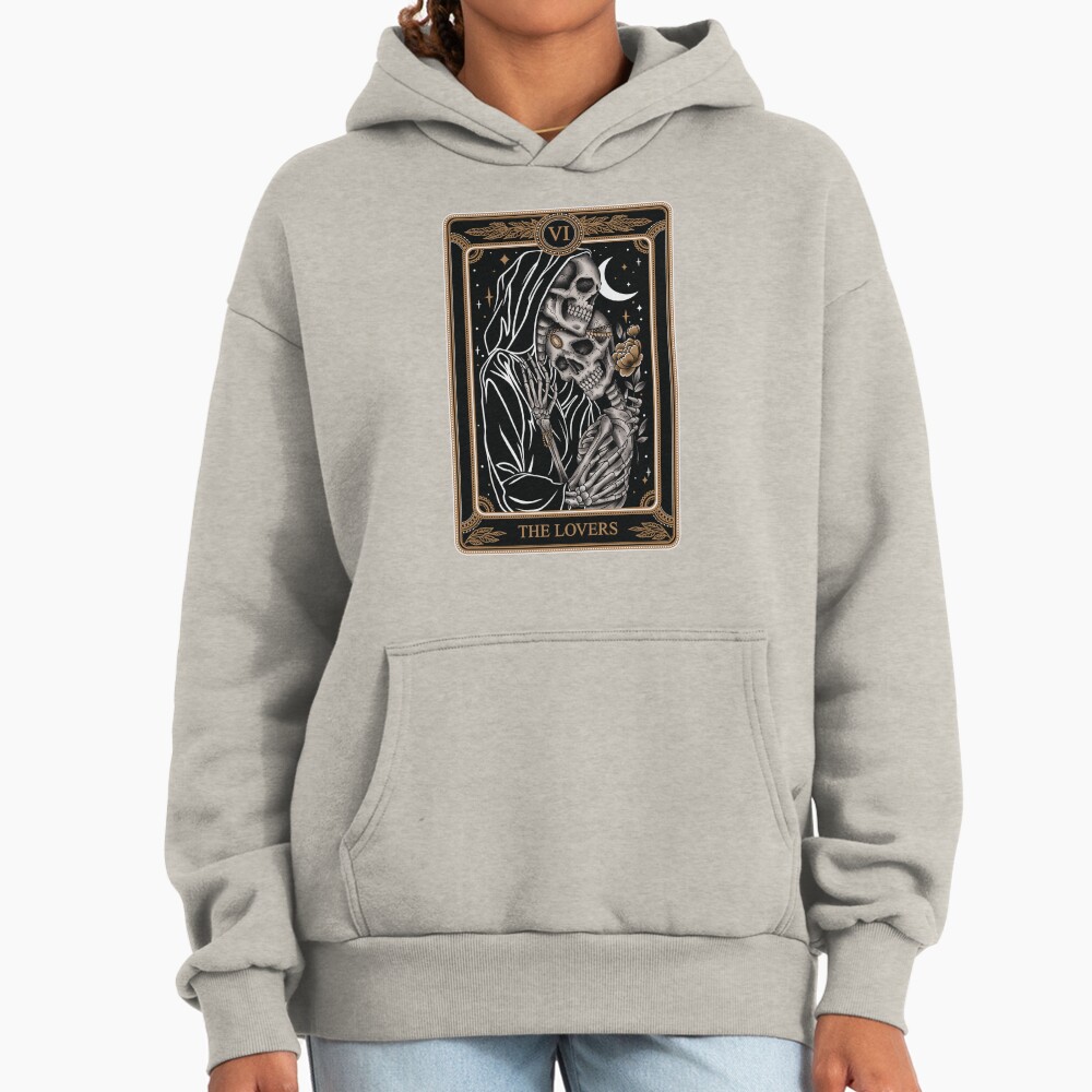 The Lovers Tarot Tattoo Art Hoodie - Image 4