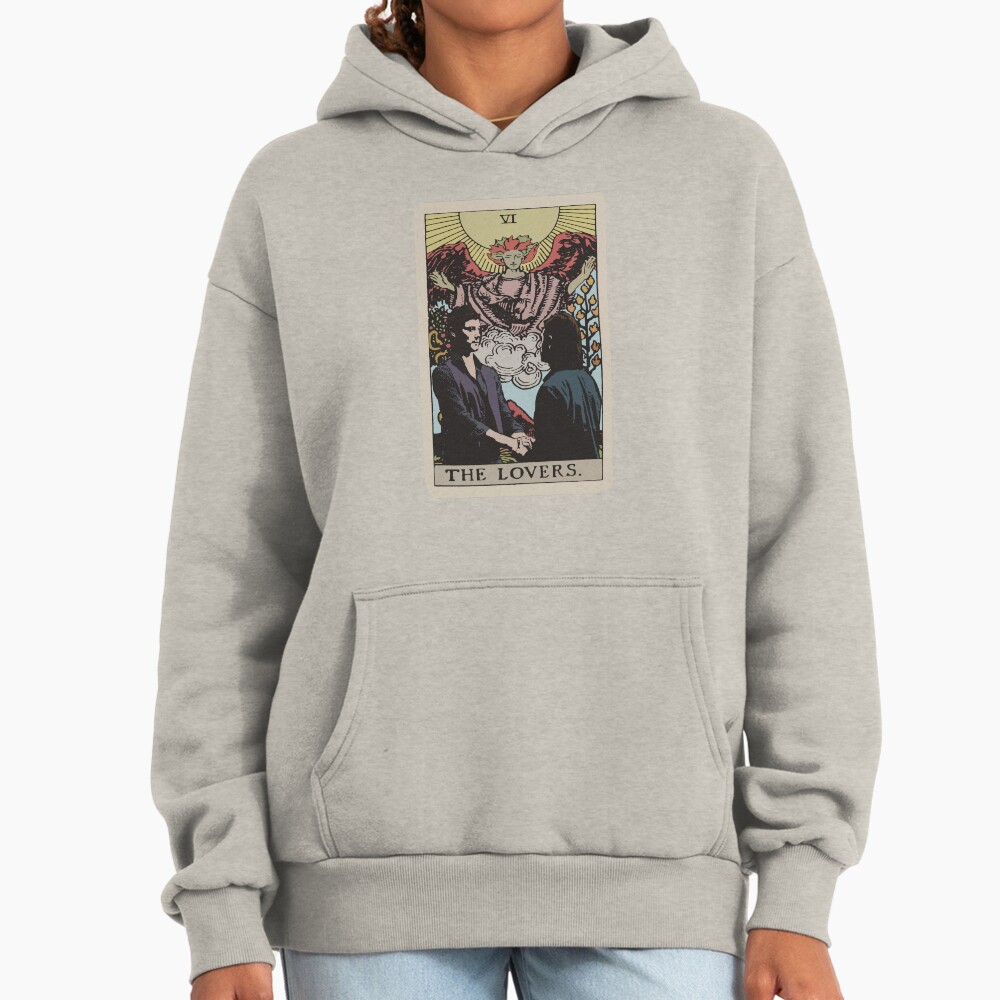 The Lovers Queliot Tarot Design Hoodie - Image 4