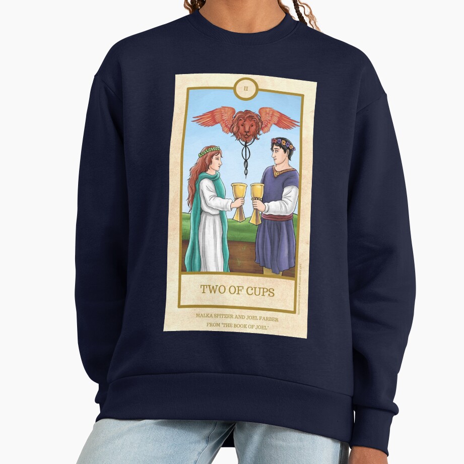Two Of Cups Malka Joel Design Sweatshirt