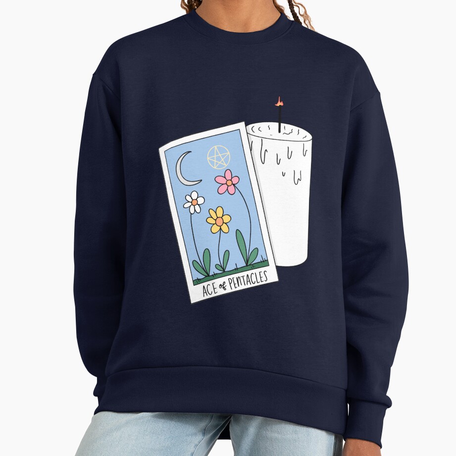 Ace Of Pentacles Mystic Design Sweatshirt - Image 5