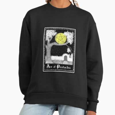 Ace Of Pentacles Witchcraft Tarot Design Sweatshirt
