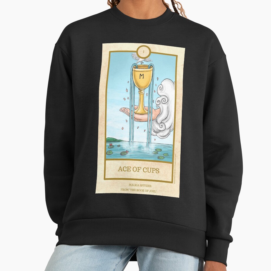 Ace Of Cups Malka Spitzer Design Sweatshirt - Image 3