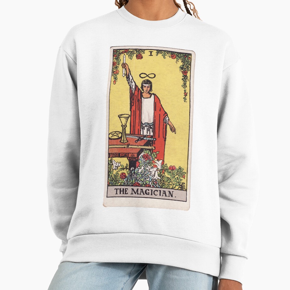 The Magician Tarot Mystic Design Sweatshirt - Image 2