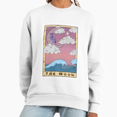 The Moon Tarot Celestial Design Sweatshirt