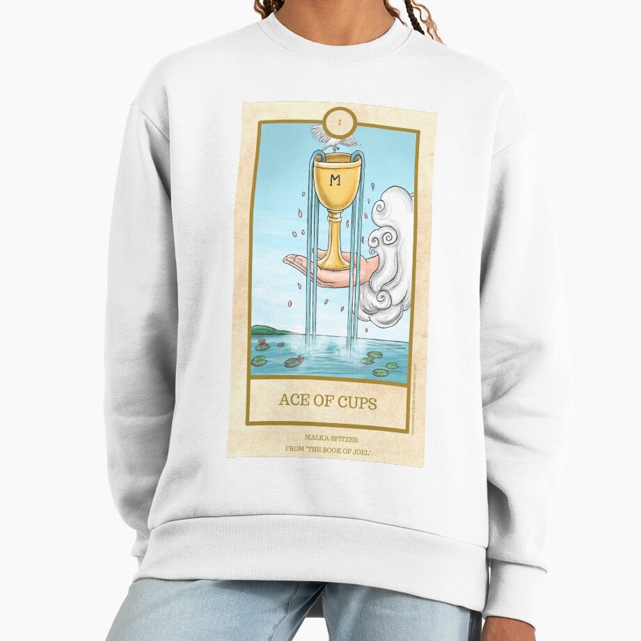 Ace Of Cups Malka Spitzer Design Sweatshirt - Image 2