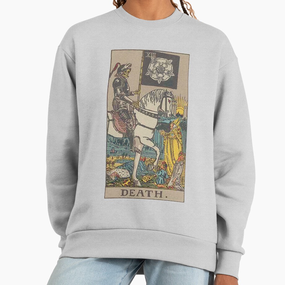 Death Tarot Mystic Arcana Design Sweatshirt - Image 4