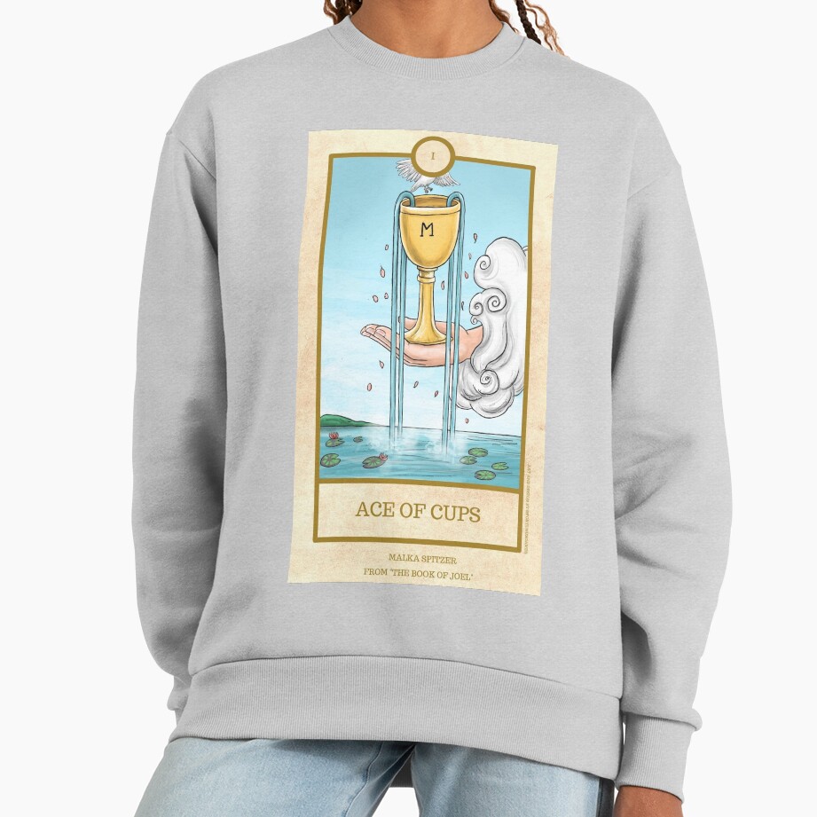 Ace Of Cups Malka Spitzer Design Sweatshirt