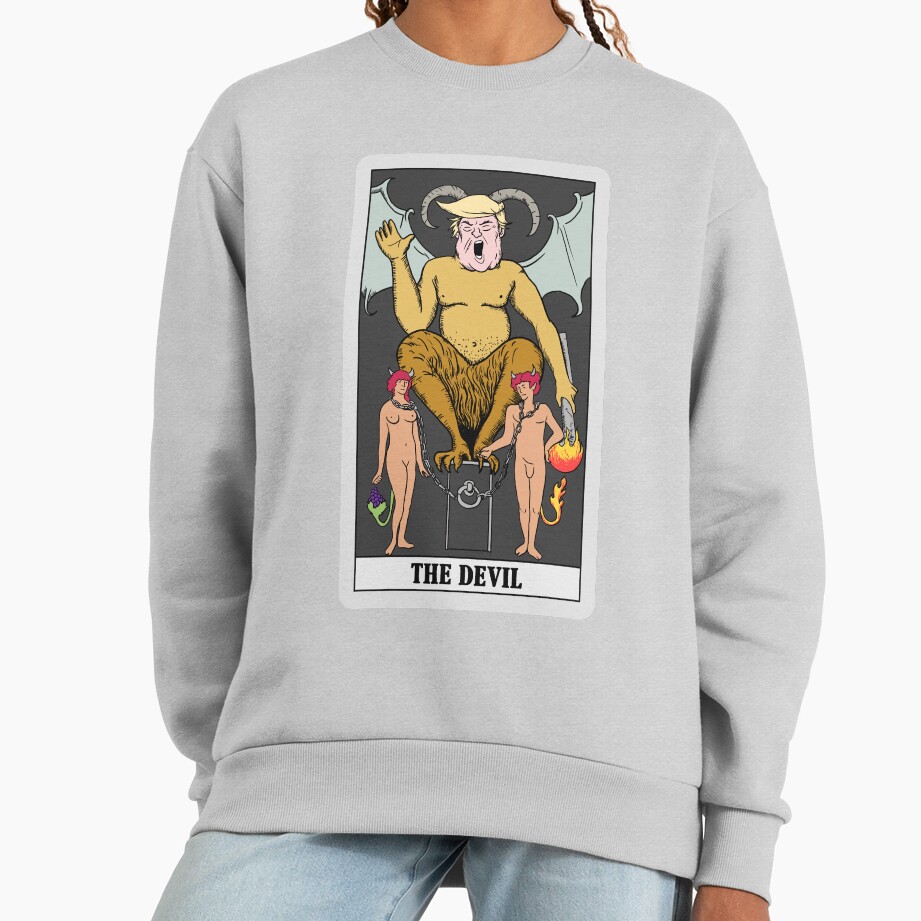 The Devil Trump Tarot Design Sweatshirt