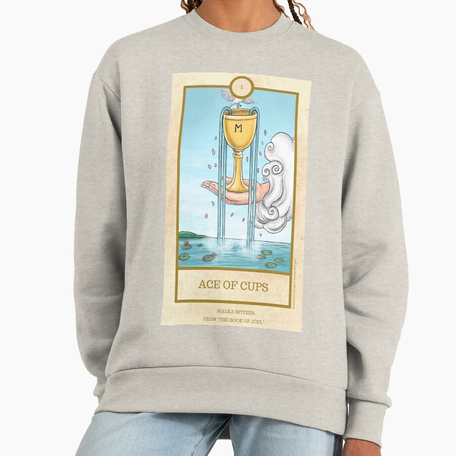 Ace Of Cups Malka Spitzer Design Sweatshirt - Image 4