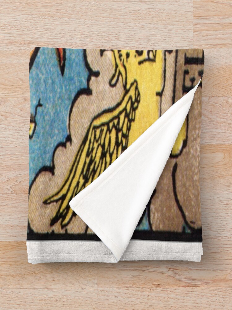 Wheel Of Fortune X Tarot Design Throw Blanket - Image 2