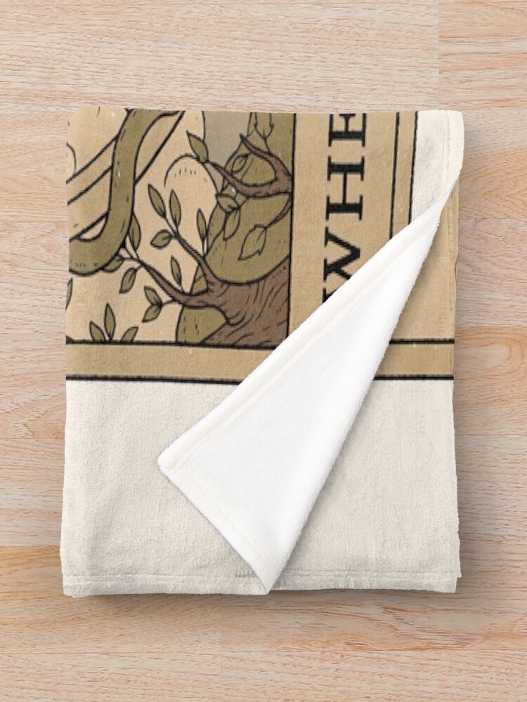 Wheel Of Fortune Cats Tarot Design Throw Blanket - Image 2
