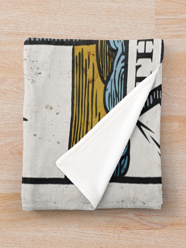 The Tower Tarot Mystic Design Throw Blanket - Image 2