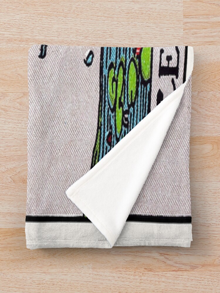 Ace Of Cups Rider Waite Smith Tarot Throw Blanket - Image 2