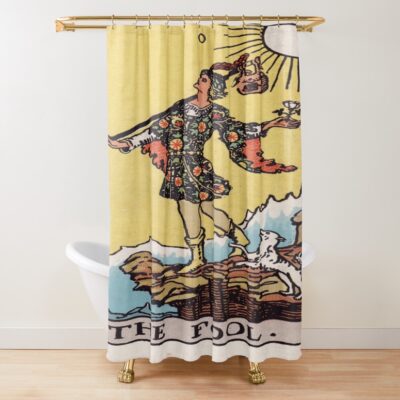 The Fool Classic Tarot Design Shower Curtain
