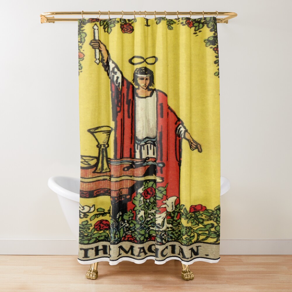 The Magician I Tarot Design Shower Curtain