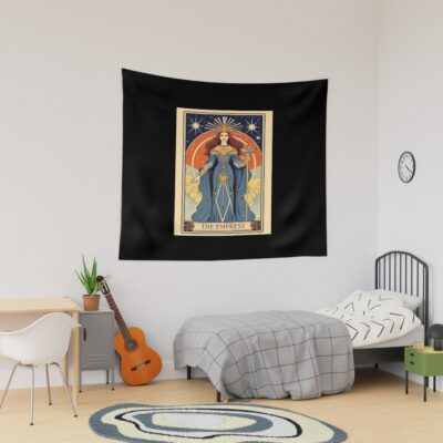 The Empress Mystic Majesty Tarot Design Tapestry