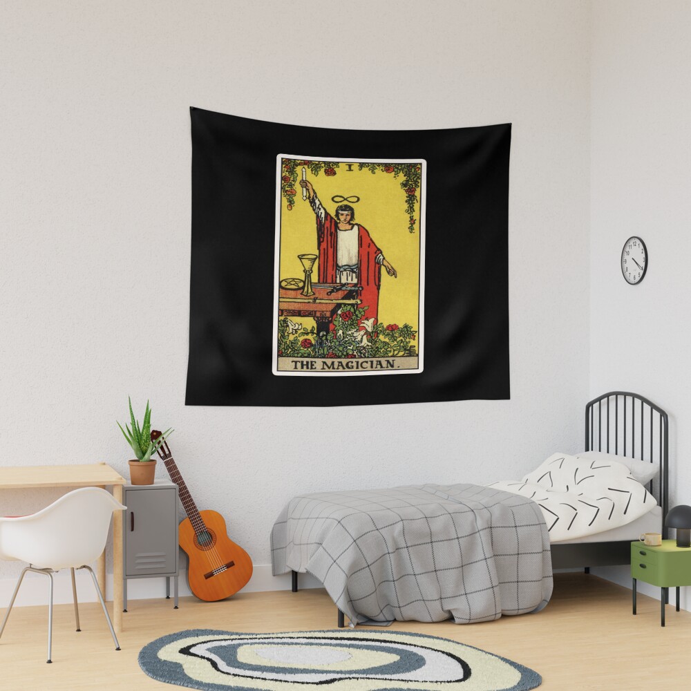 The Magician I Tarot Design Tapestry