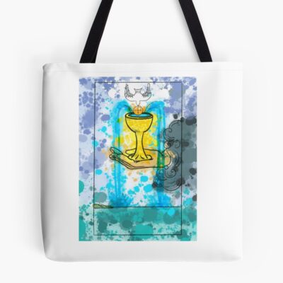 Ace Of Cups Classic Tarot Design Tote Bag