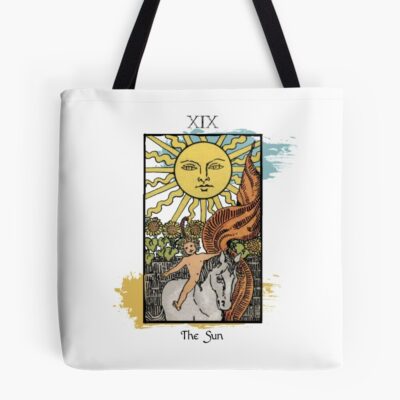 The Sun Tarot Classic Design Tote Bag