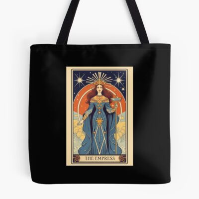 The Empress Mystic Majesty Tarot Design Tote Bag