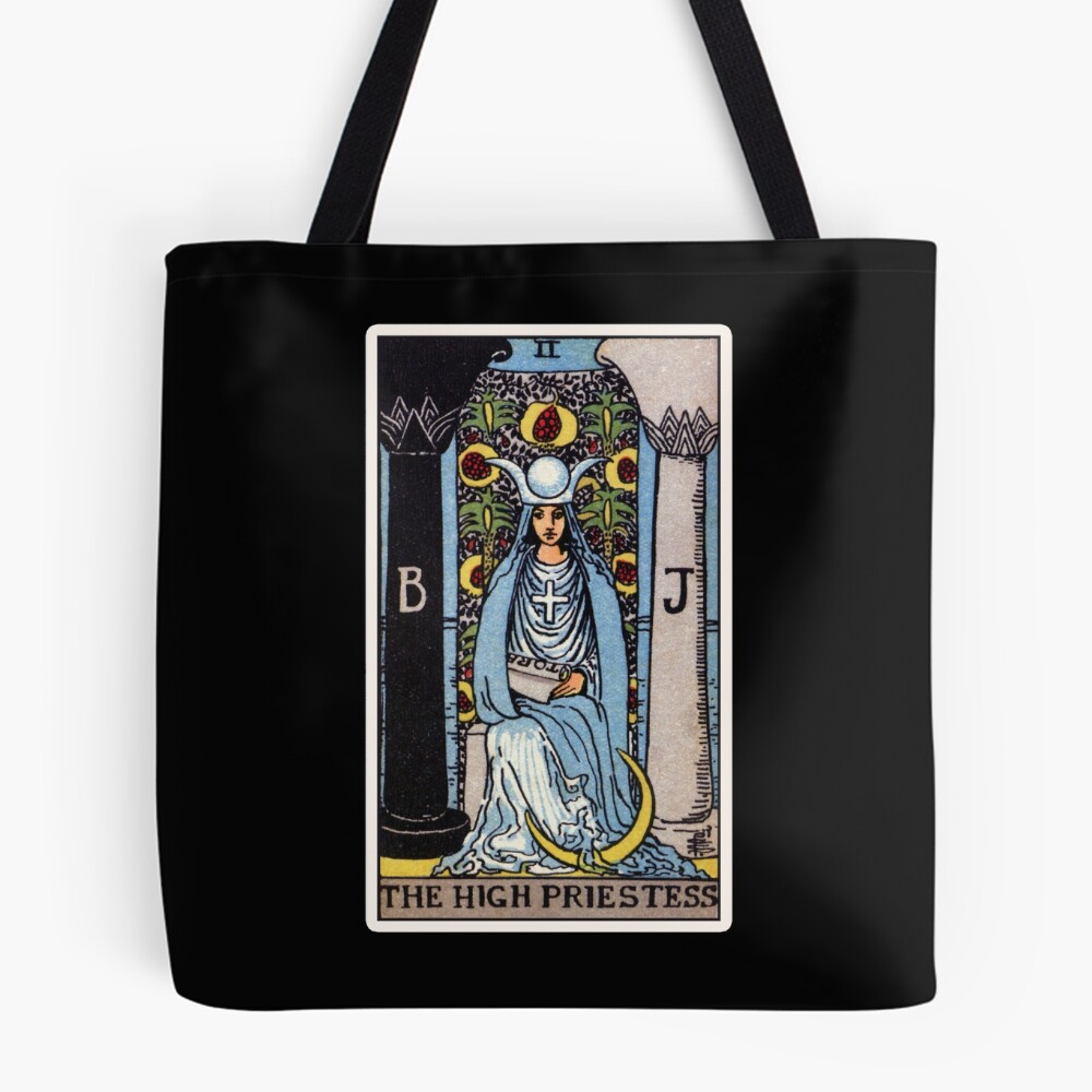 The High Priestess Ii Arcana Design Tote Bag
