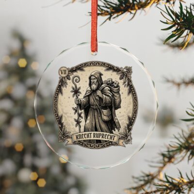 Knecht Ruprecht Gothic Tarot Glass Ornament